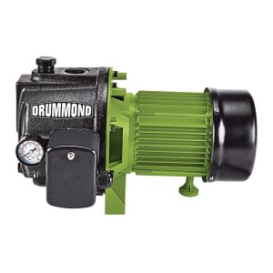 DRUMMOND 1 HP Cast Iron Shallow Well Pump With Pressure Control Switch