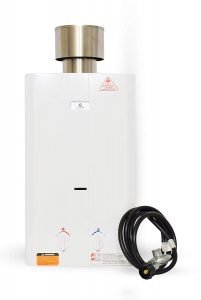  Roll over image to zoom in Eccotemp L10 2.6 GPM Portable Tankless Water Heater, 1 Pack, White